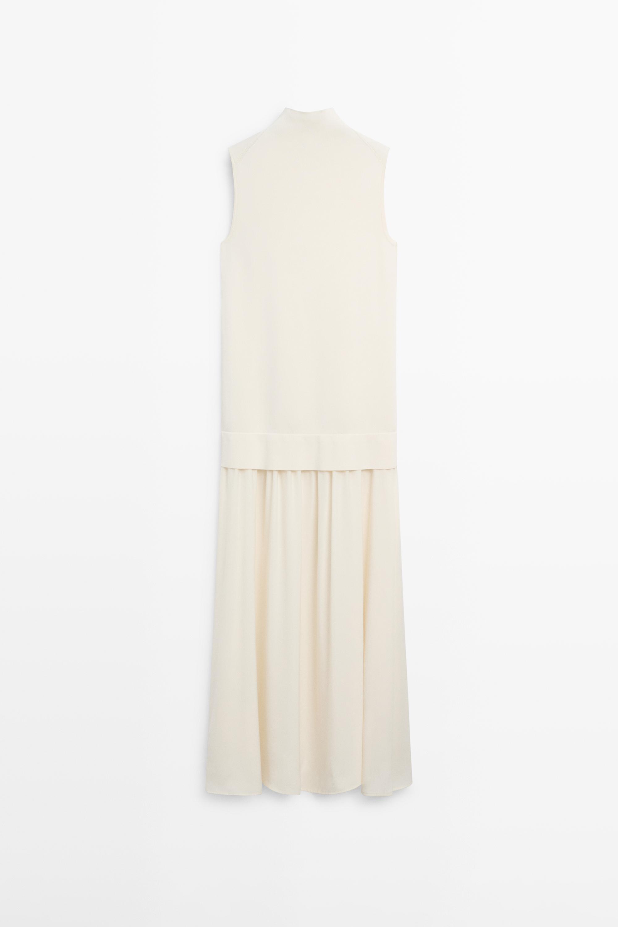 Matching knit midi dress